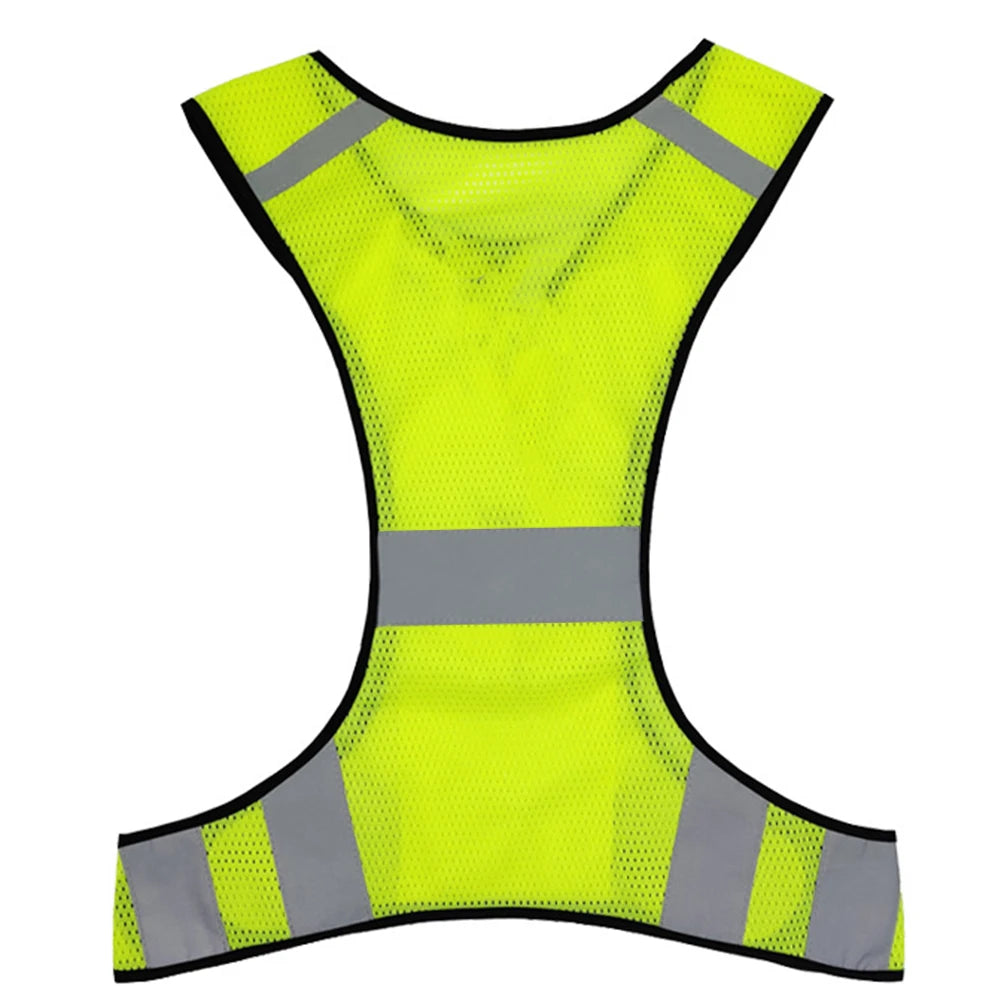 Hochsichtbares Sicherheitsweste für Überjacke – Atmungsaktiv, fluoreszierend und leicht, verstellbar für Männer und Frauen