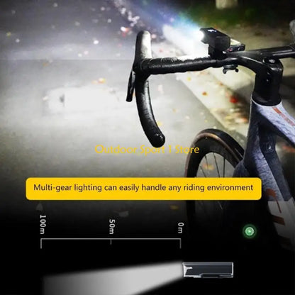 Fahrradbeleuchtung – aufladbar, Wasserdichtes Licht für bessere Sicht und Sicherheit