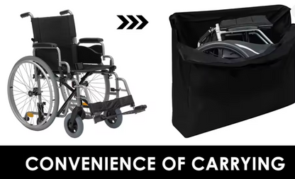 Rollator-Aufbergtasche mit Schulterriemen, sicher und mobil