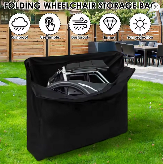 Rollator-Aufbergtasche mit Schulterriemen, sicher und mobil