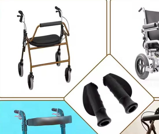 Ergonomische Handgriffe für Rollatoren