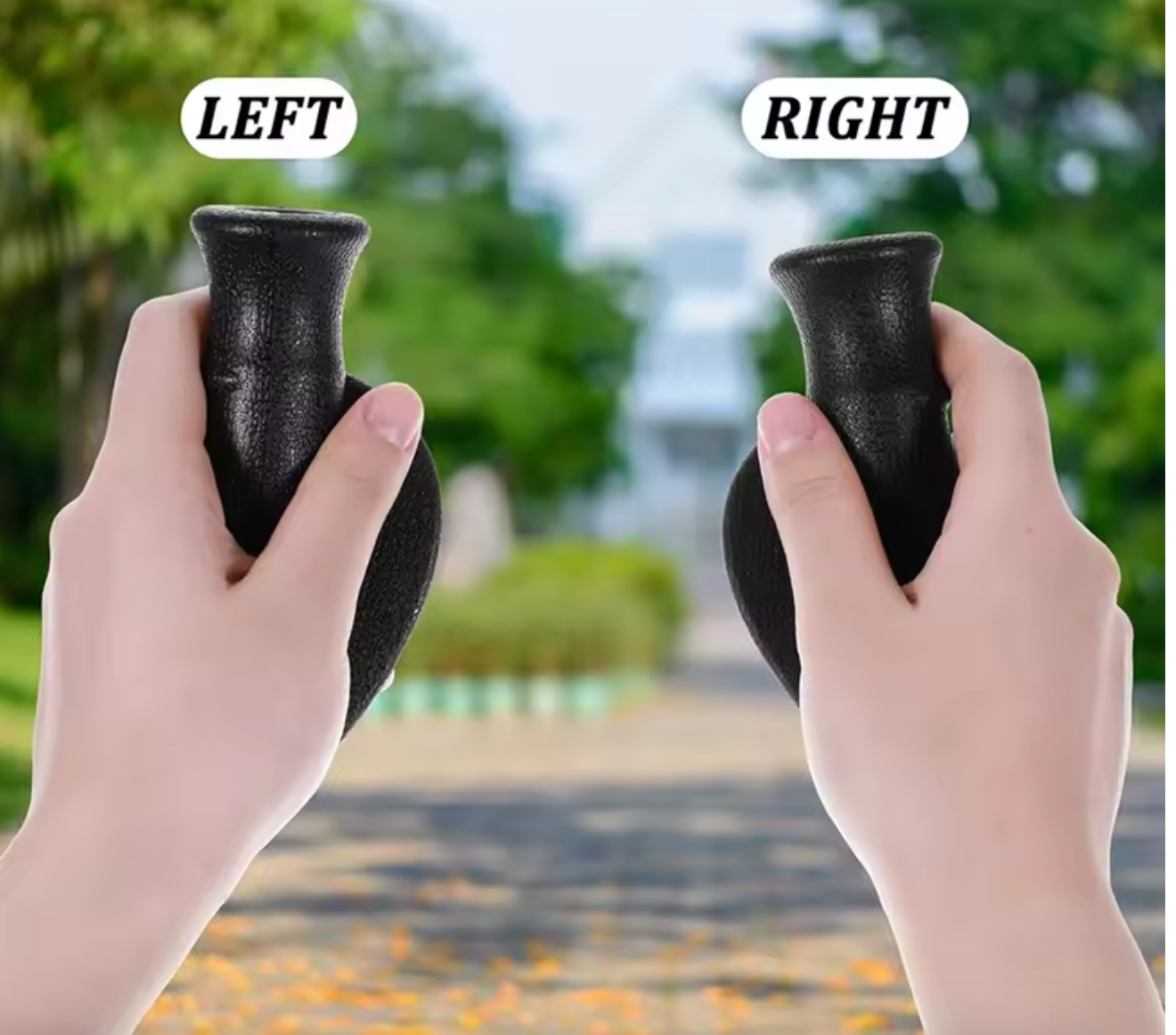 Ergonomische Handgriffe für Rollatoren