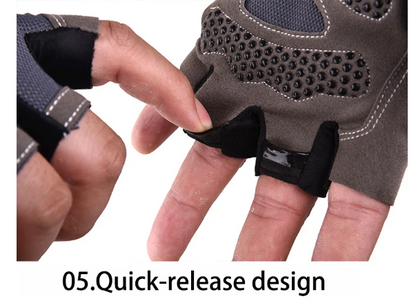 Halb Finger Rollator-Handschuhe für Extra Grip